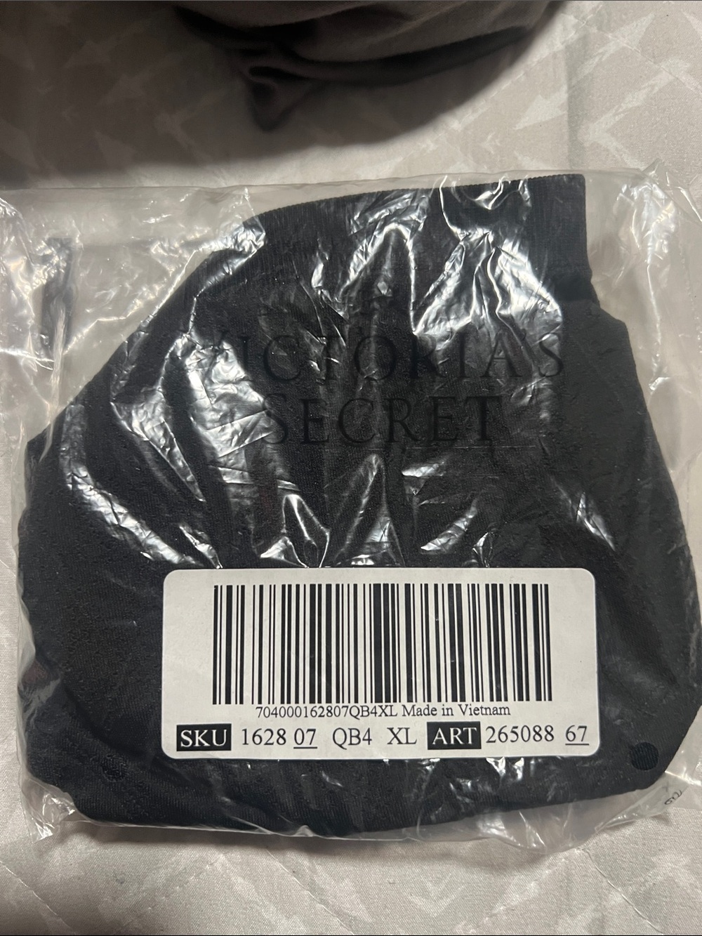 Victoria's Secret Black panty - XL